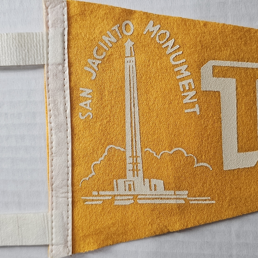 Texas Revolution Pennant San Jacinto Monument Sam Houston Republic of Texas - Picture 4 of 8